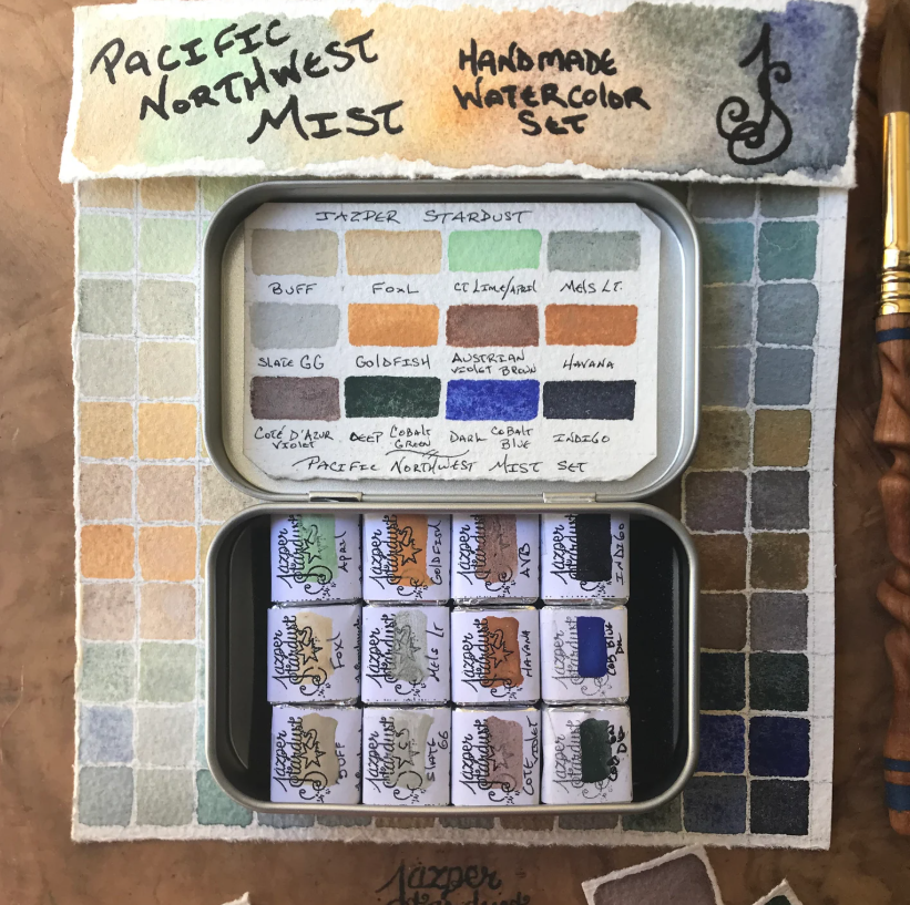 Materials I use: Watercolor Paints