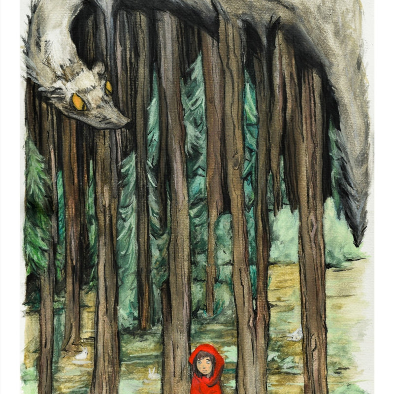 Little Red Riding Hood - Digital Print