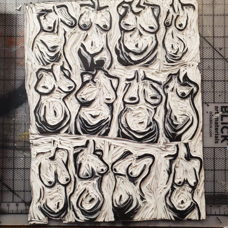 Beautiful Bodies - Hand Printed Bandana