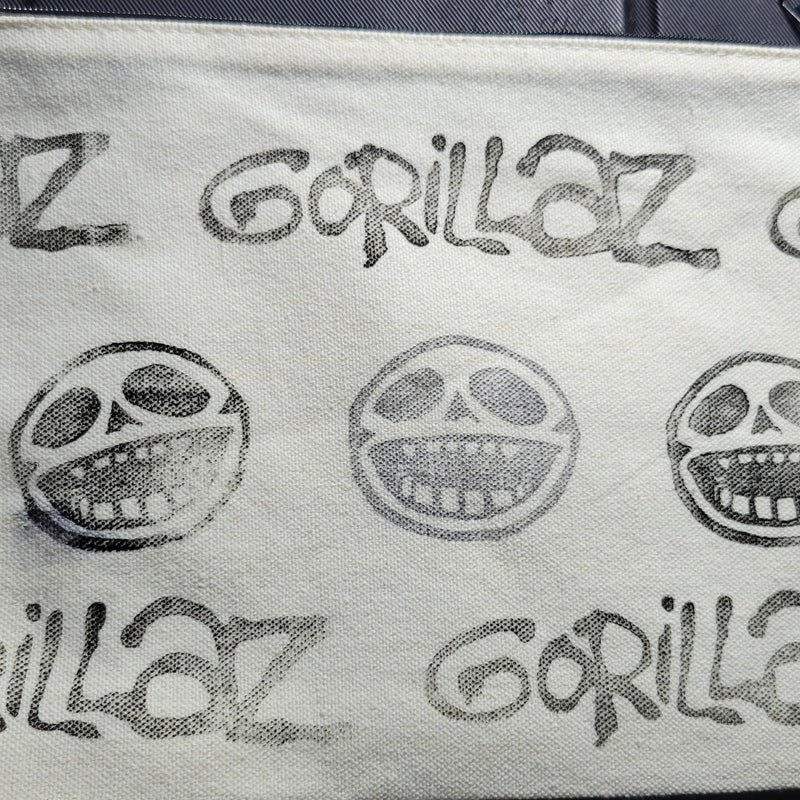 Gorillaz 'Bonesy' - Canvas Bag Pouch - 