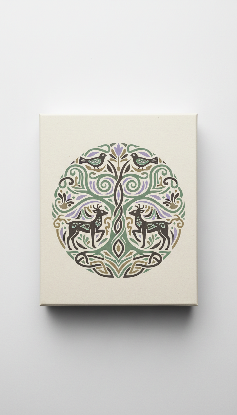 Folklore Motif Gift Packaging Set