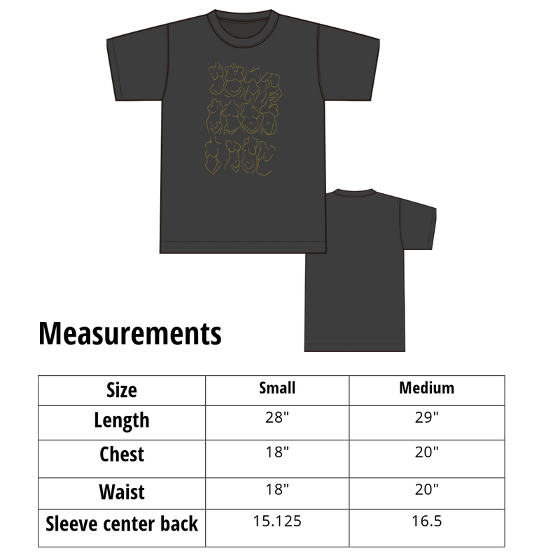 Beautiful Bodies - Hand Printed T-Shirt