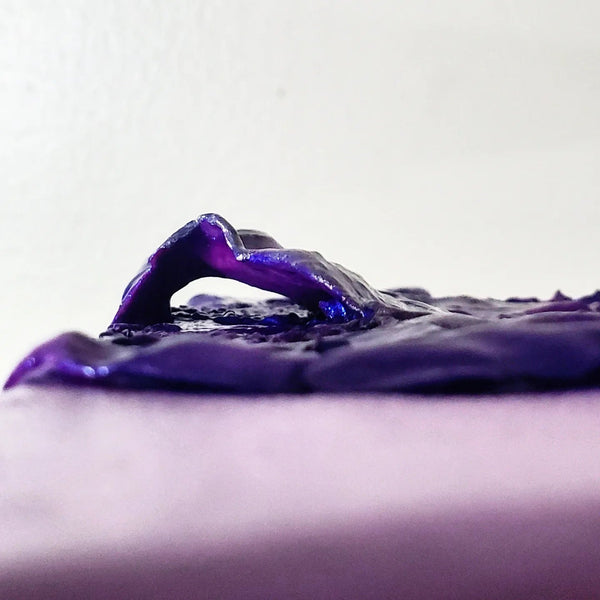 Purple Sage - Impasto Painting