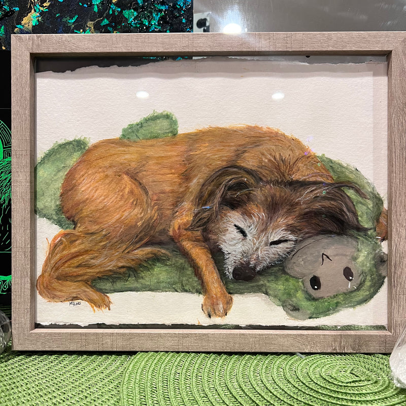 Hand Painted Watercolor Pet Portrait