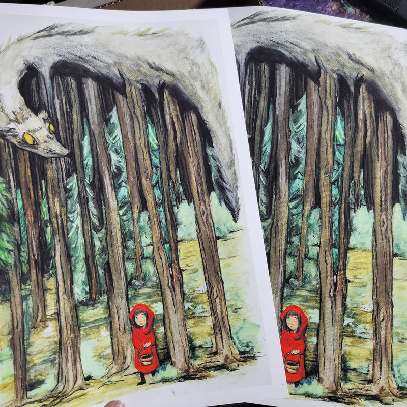 Little Red Riding Hood - Digital Print