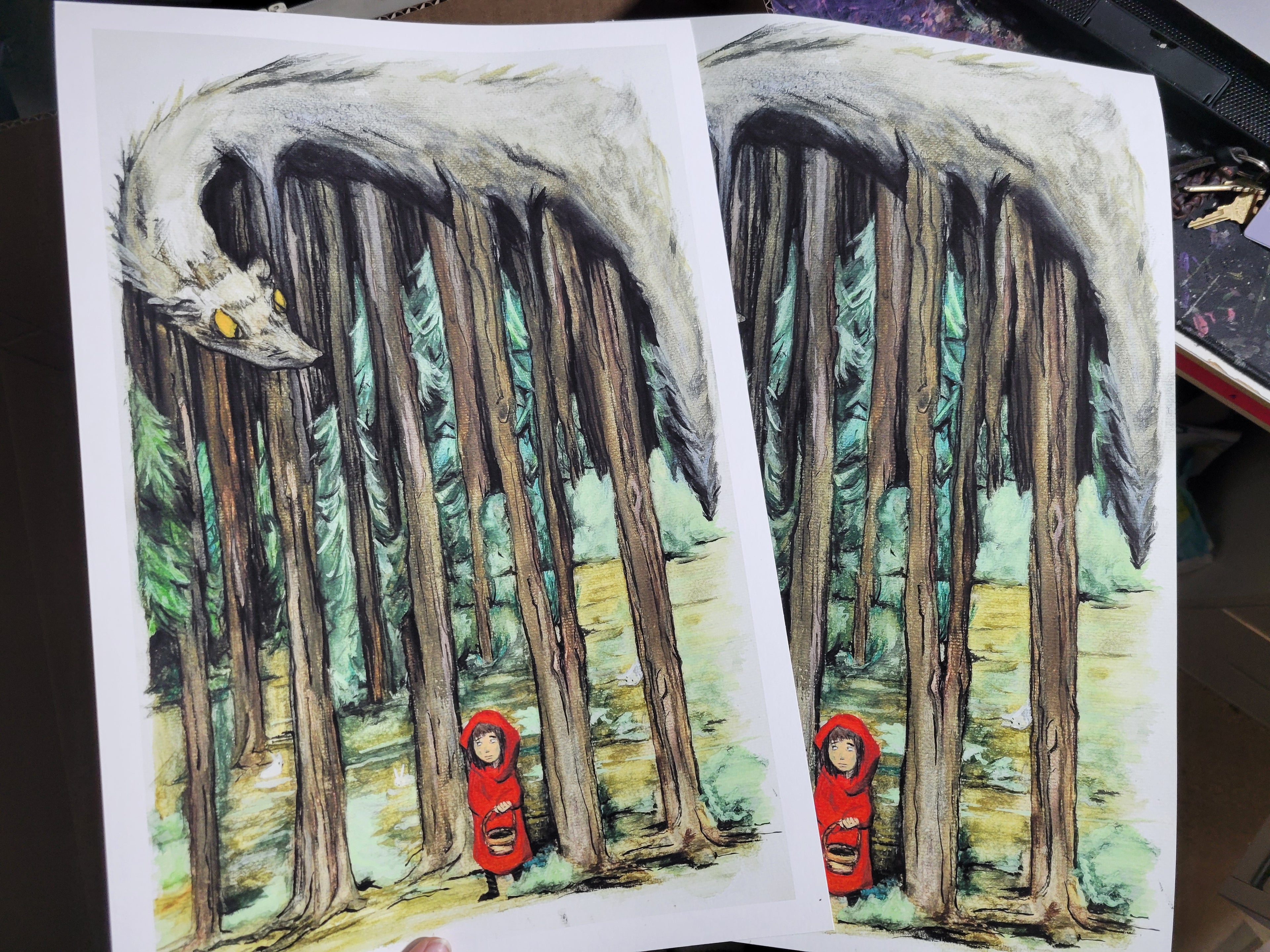 Little Red Riding Hood - Digital Print