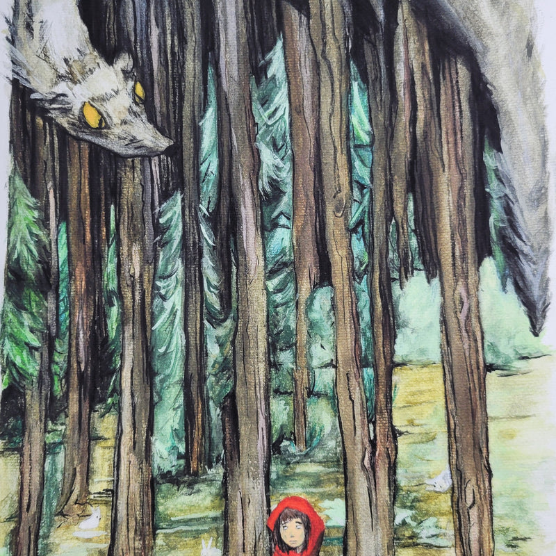 Little Red Riding Hood - Digital Print