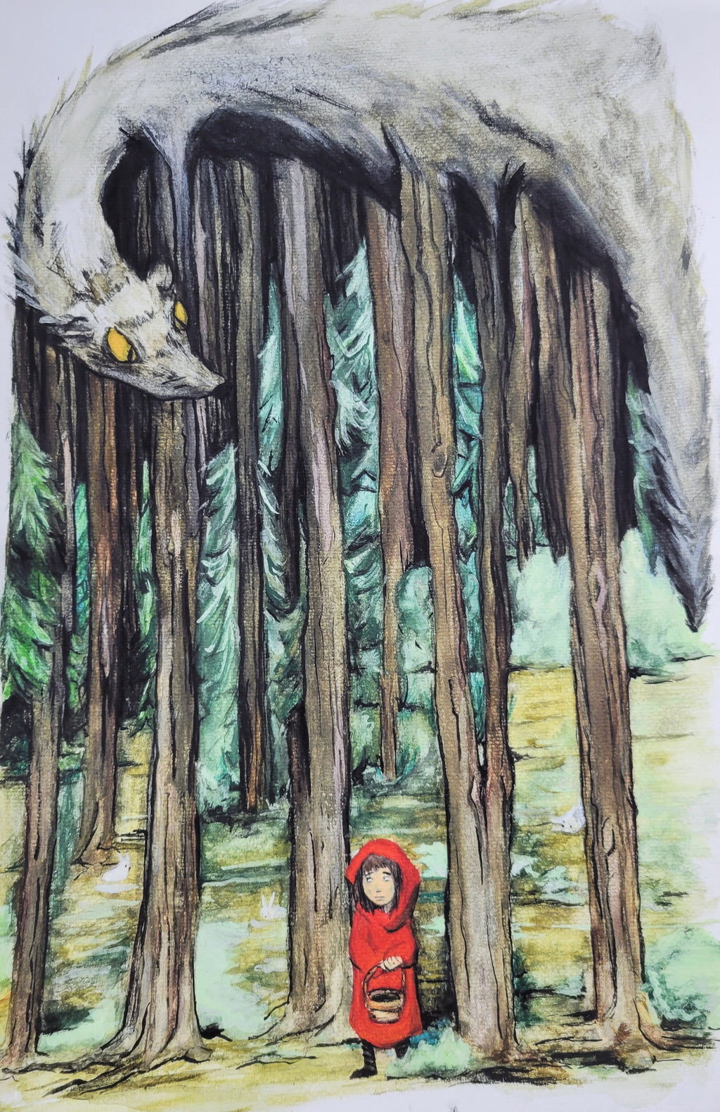 Little Red Riding Hood - Digital Print