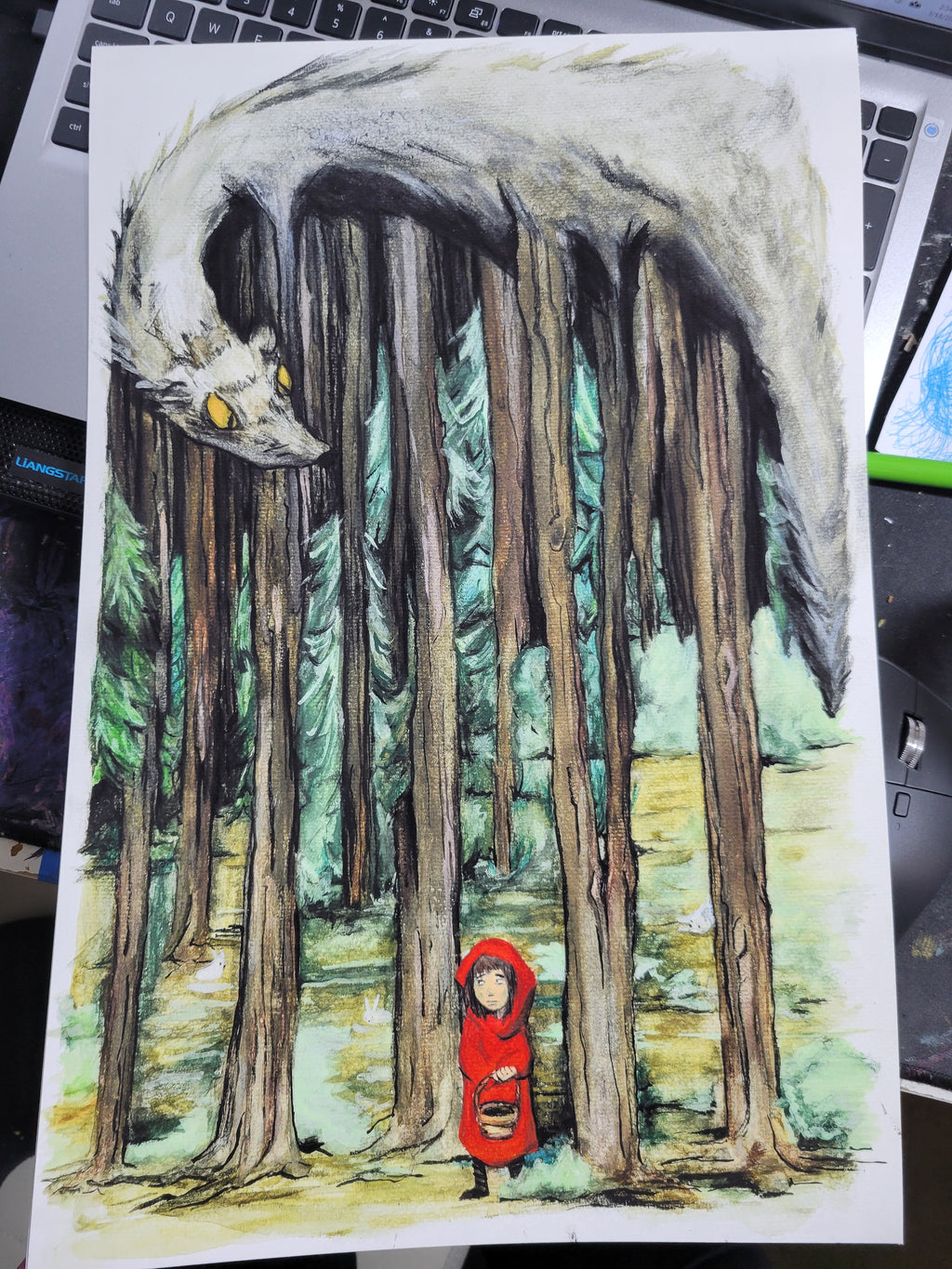 Little Red Riding Hood - Digital Print