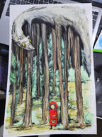 Little Red Riding Hood - Digital Print