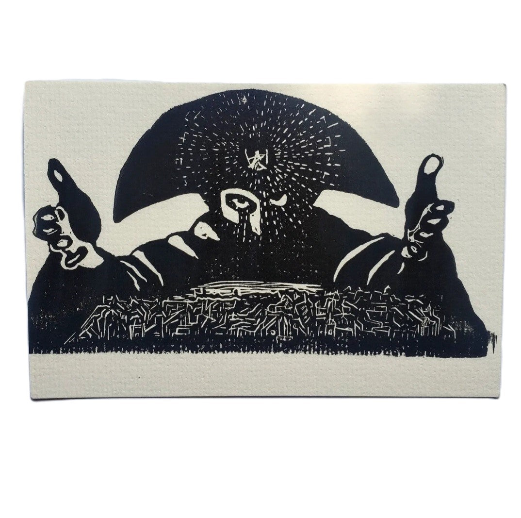 Amadeus - Linoleum Block Print