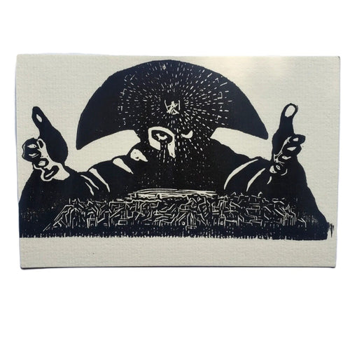 Amadeus - Linoleum Block Print