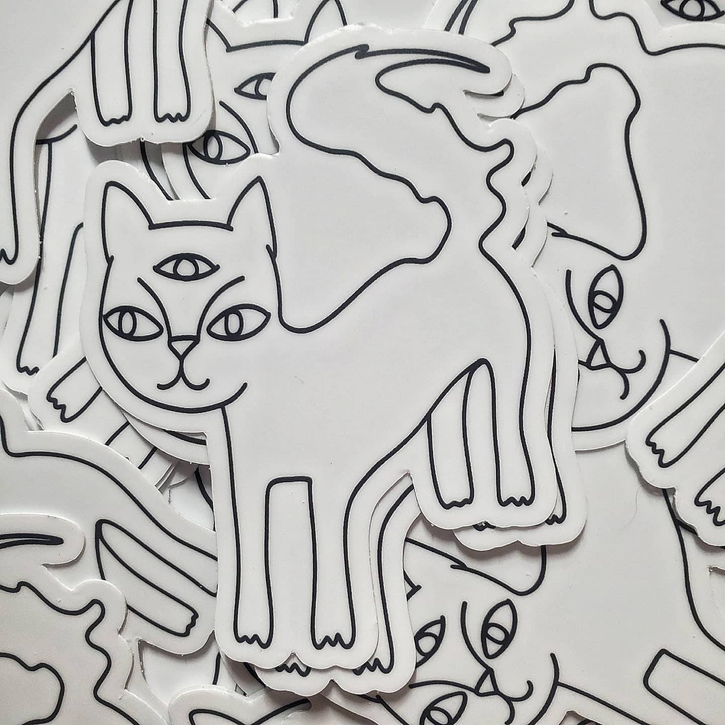 Ampersand the Cat - Sticker