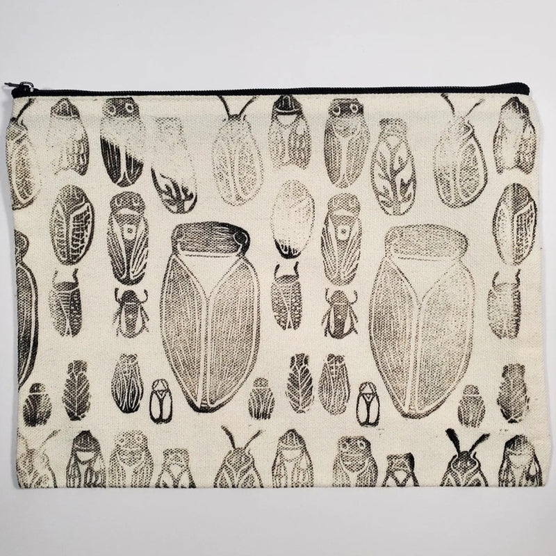 Cicadas 13 Ways - Canvas Bag Pouch