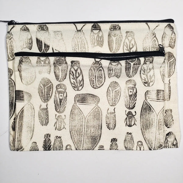 Cicadas 13 Ways - Canvas Bag Pouch