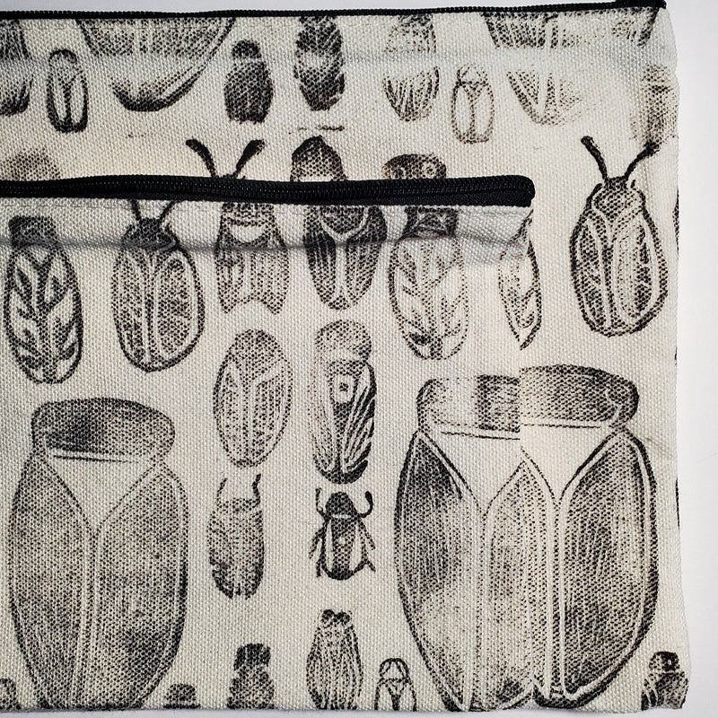Cicadas 13 Ways - Canvas Bag Pouch