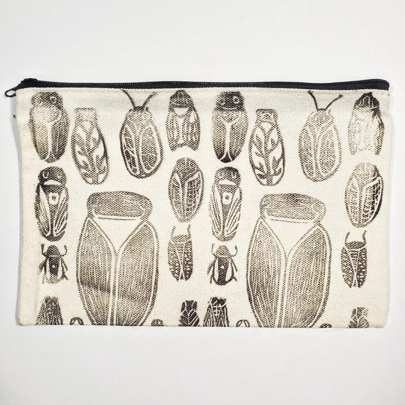 Cicadas 13 Ways - Canvas Bag Pouch