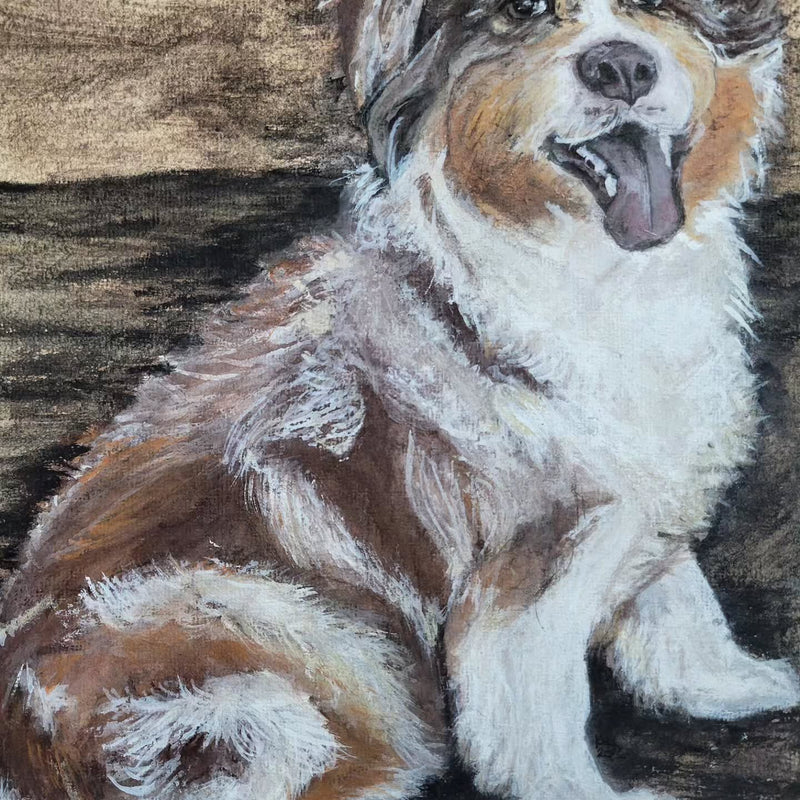 Hand Painted Watercolor Pet Portrait