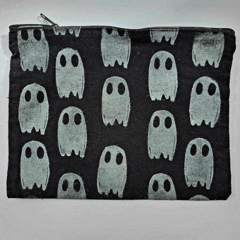 Ghost - Black Canvas Bag Pouch
