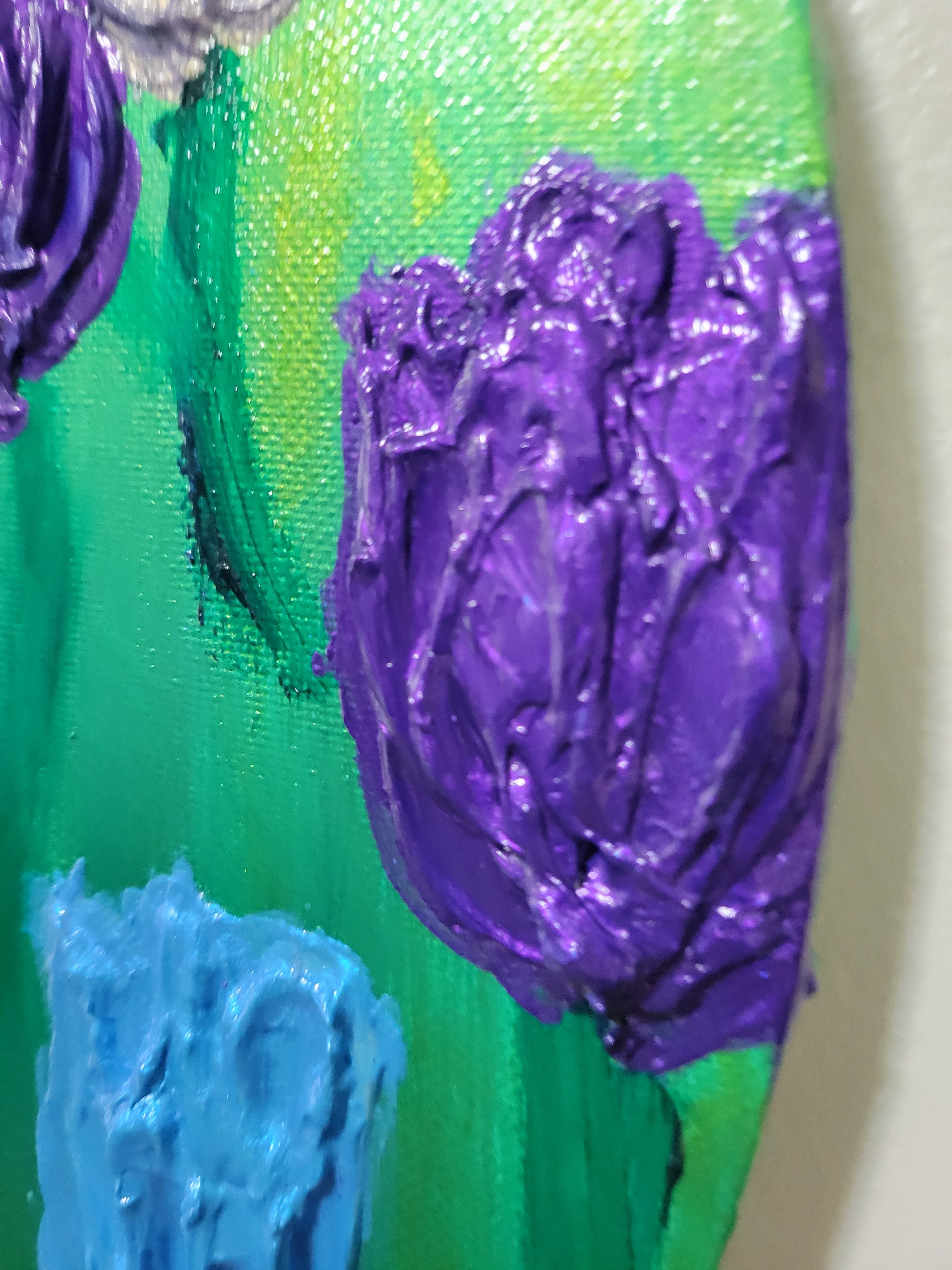 Tulips - Textured Impasto Painting