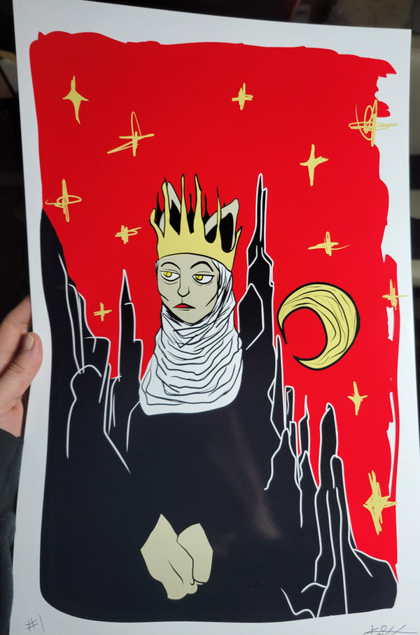 Cat Queen - Glossy poster