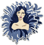 Lady in the Water - Sticker