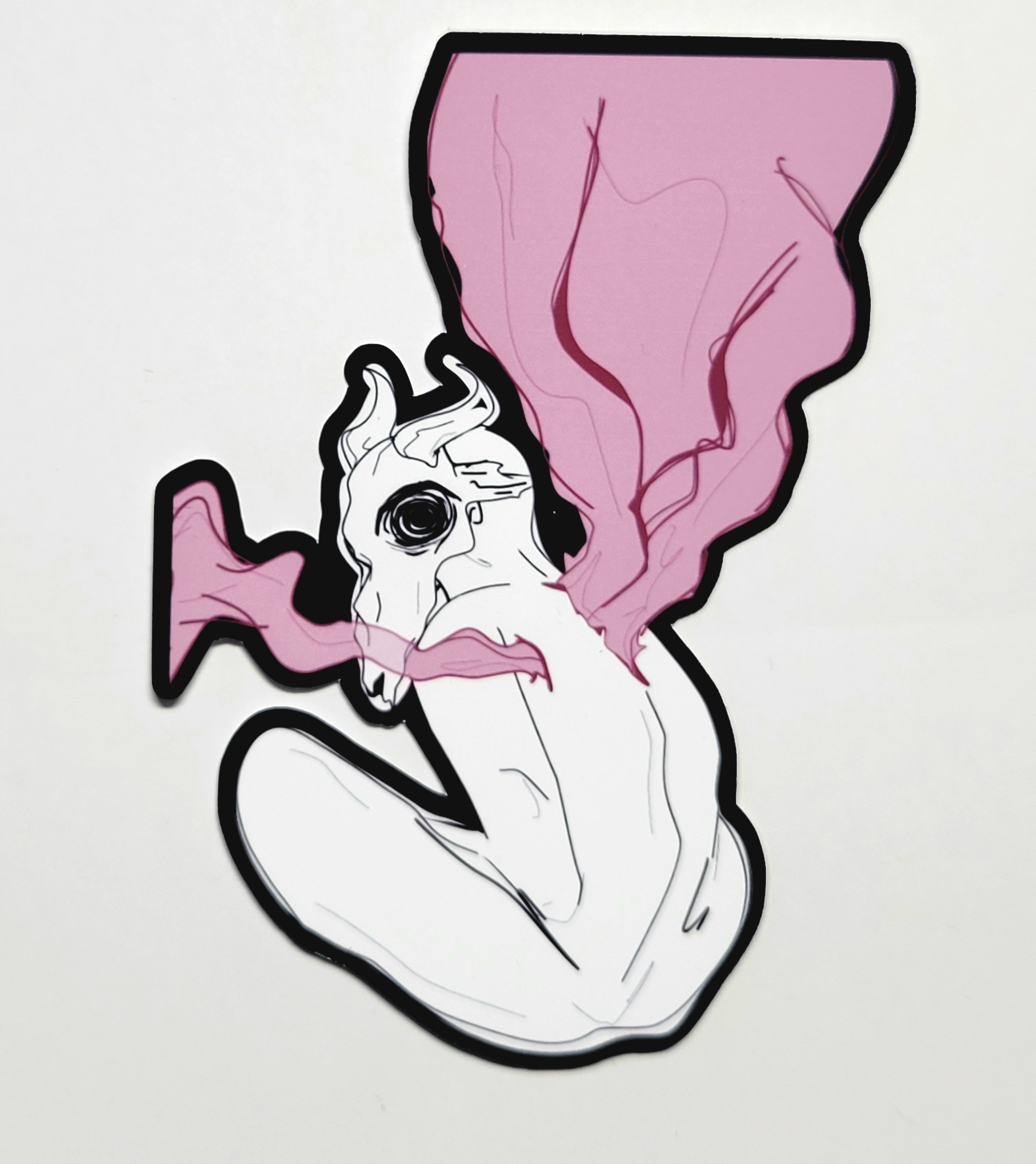 Go Away - Sticker