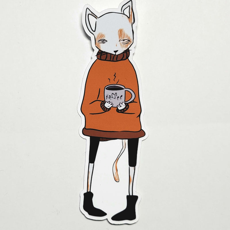 Coffee Cat - Sticker