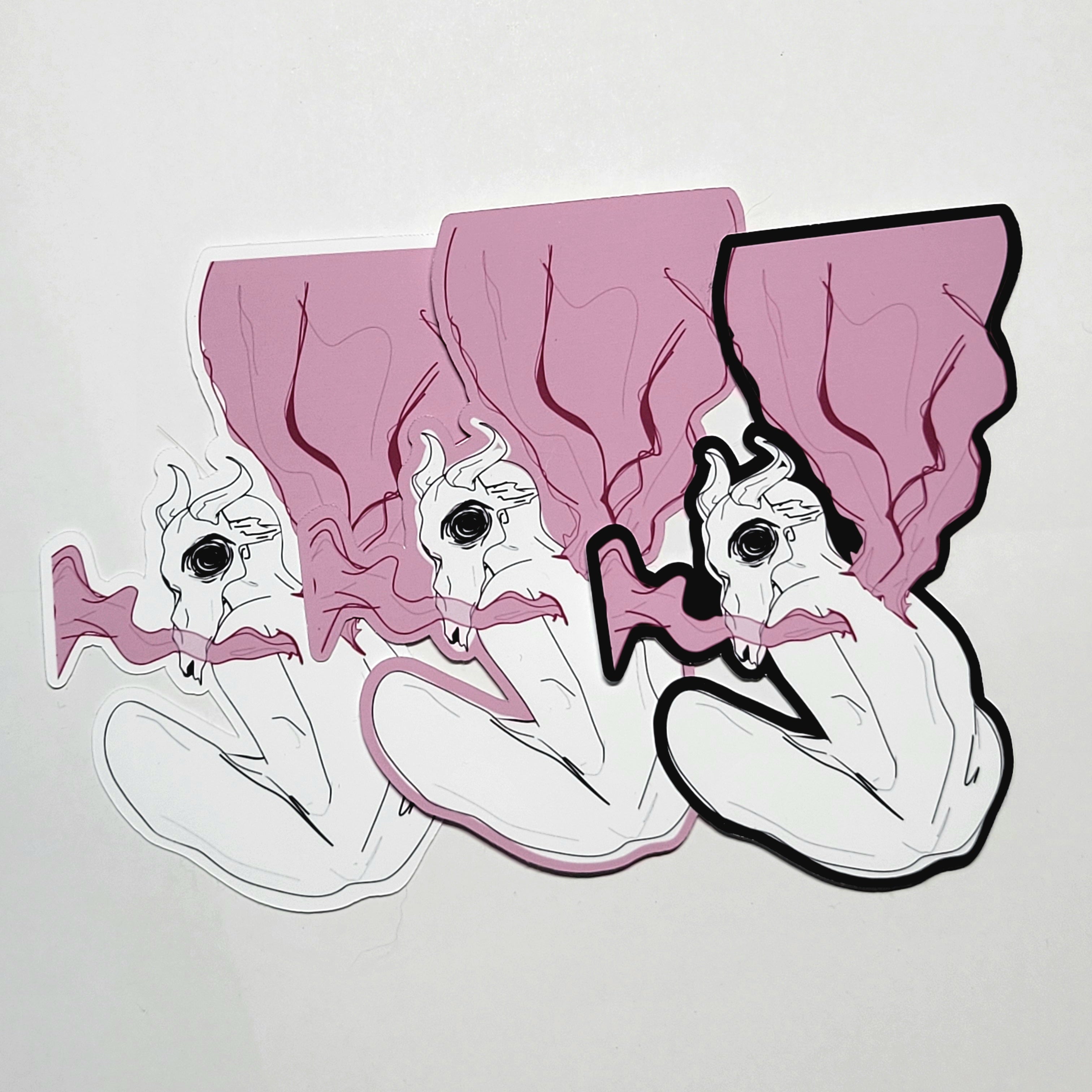 Go Away - Sticker