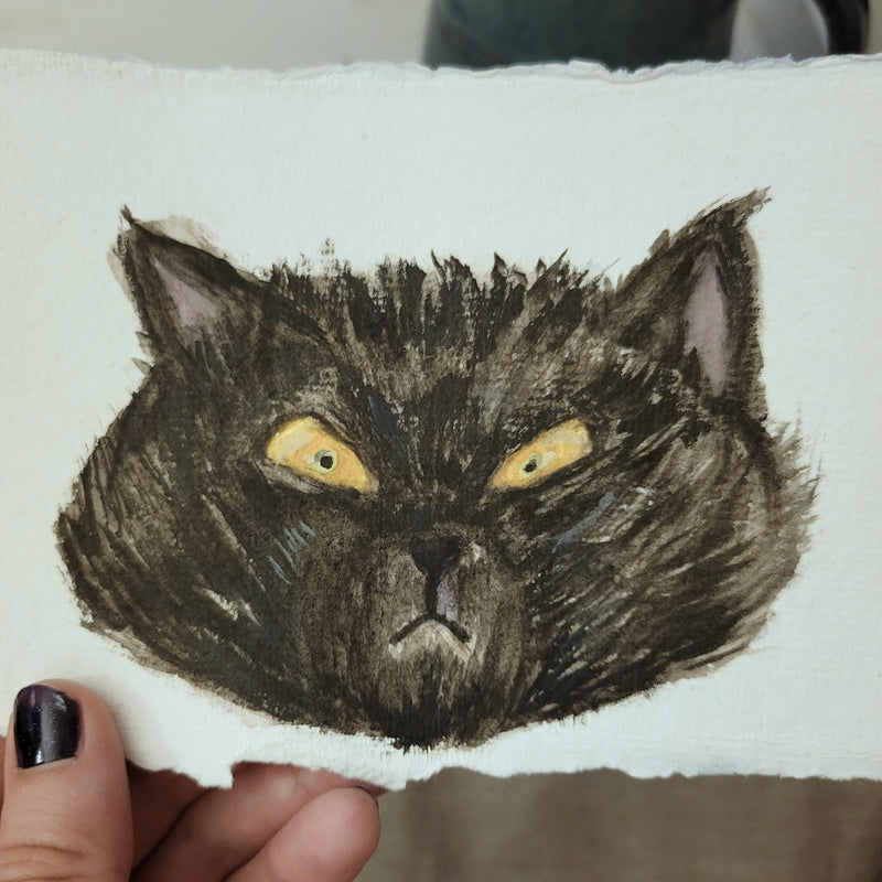 Hand Painted Watercolor Pet Portrait