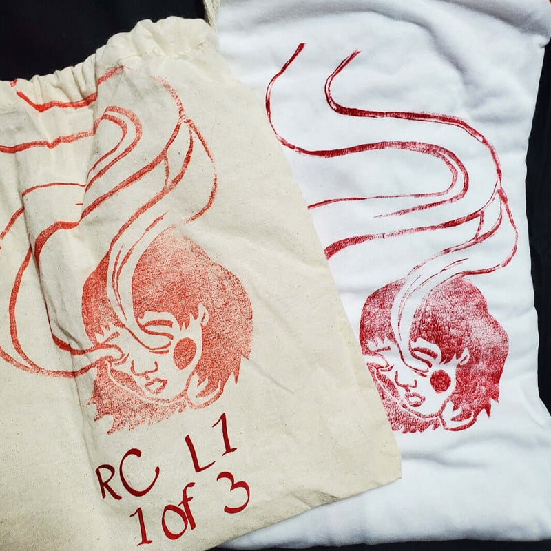 Spirit Eyes - Hand Printed Baseball Tee (Youth)