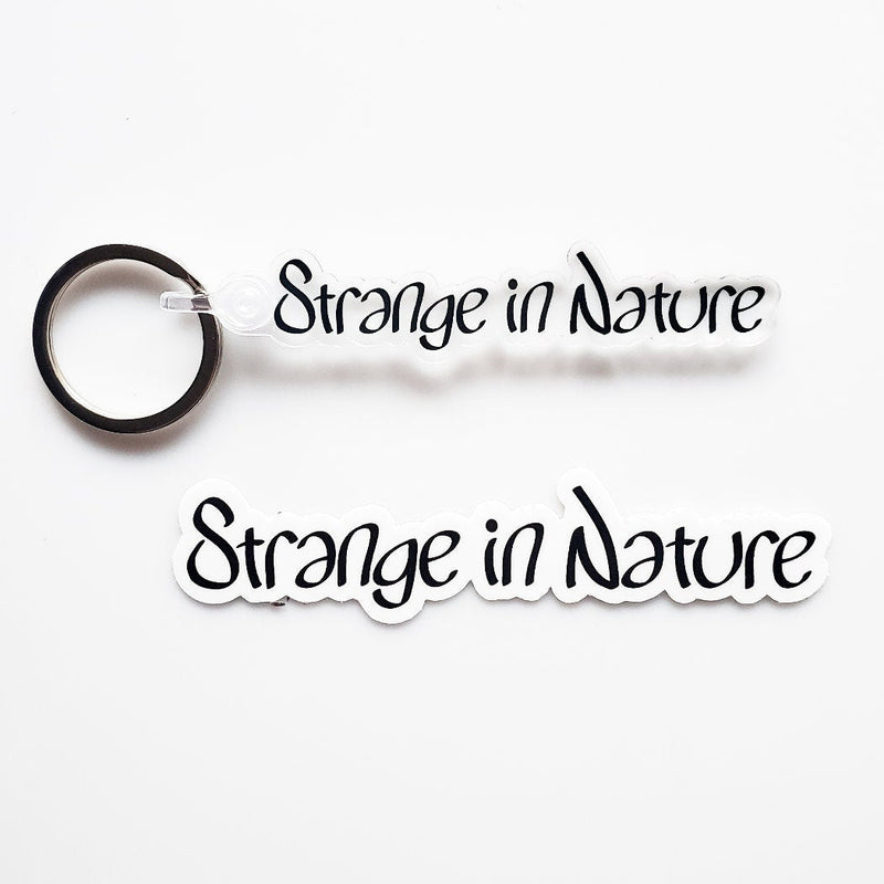 Strange in Nature Logo - Keychain